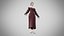 Robe 13 Velours Chocolat Avec Motif