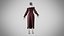 Robe 13 Velours Chocolat Avec Motif