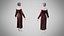 Robe 13 Velours Chocolat Avec Motif