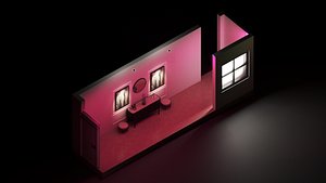 Interior apartment model