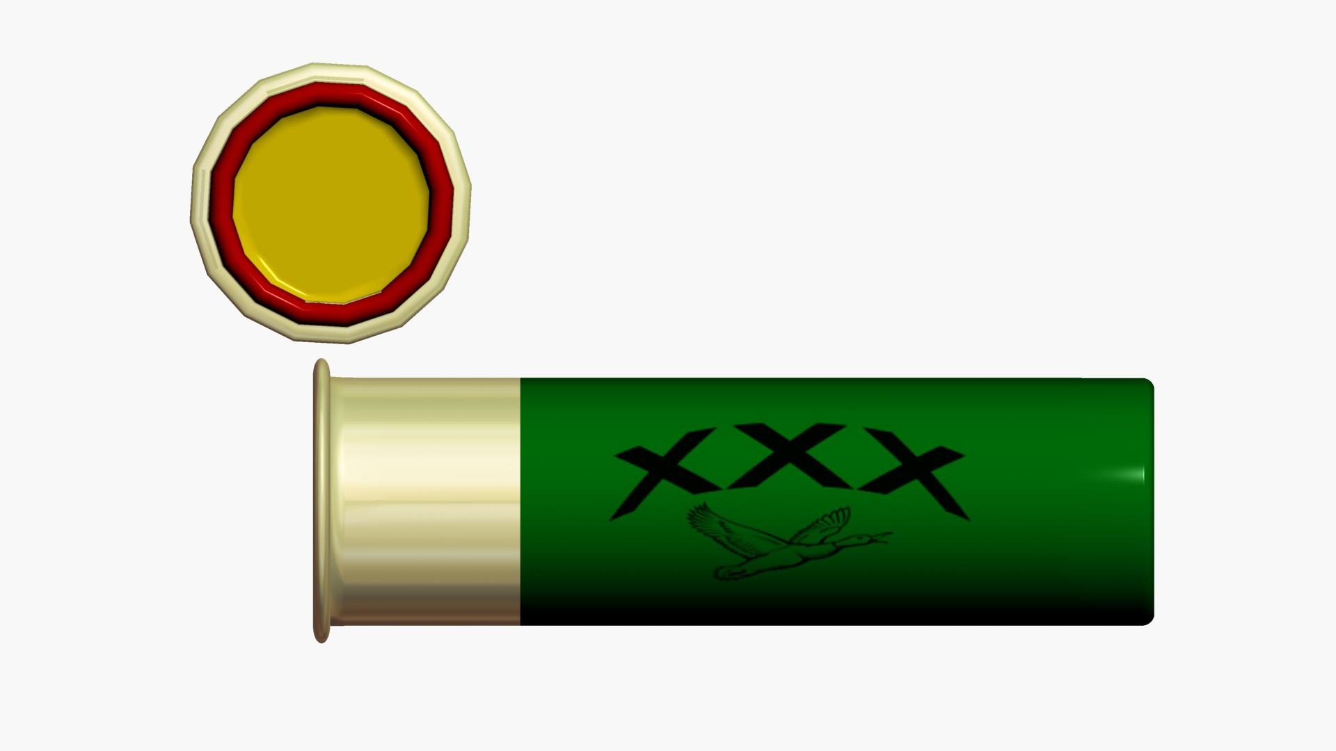 3d Model Shotgun Shell Turbosquid 1666069