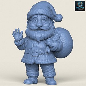Santa Claus Print Ready 3D Model model