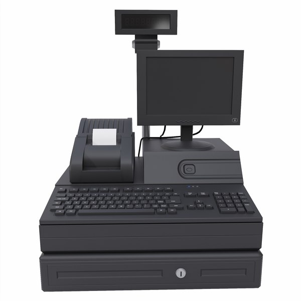 modelo 3d Modelo 3D de máquina de facturación de caja - TurboSquid 2410600