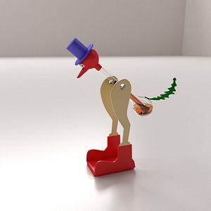 3ds drinking bird