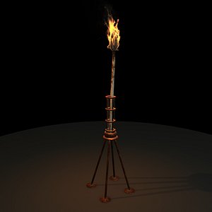 3d torch animation