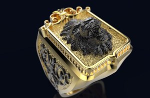 Gold Ring R 214 3D print model