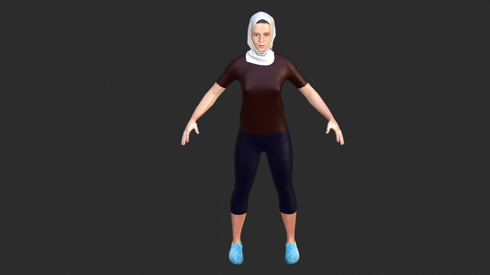 Hijab Woman 3D model https://p.turbosquid.com/ts-thumb/Ql/BOKFRi/8U/7/png/1652692499/1920x1080/fit_q87/03b054322462ad64291358abbbde443b92786f34/7.jpg