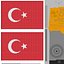 Turkish Flags model