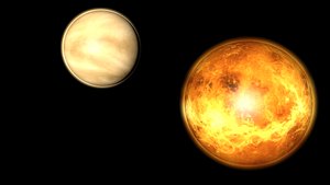 3D planet venus