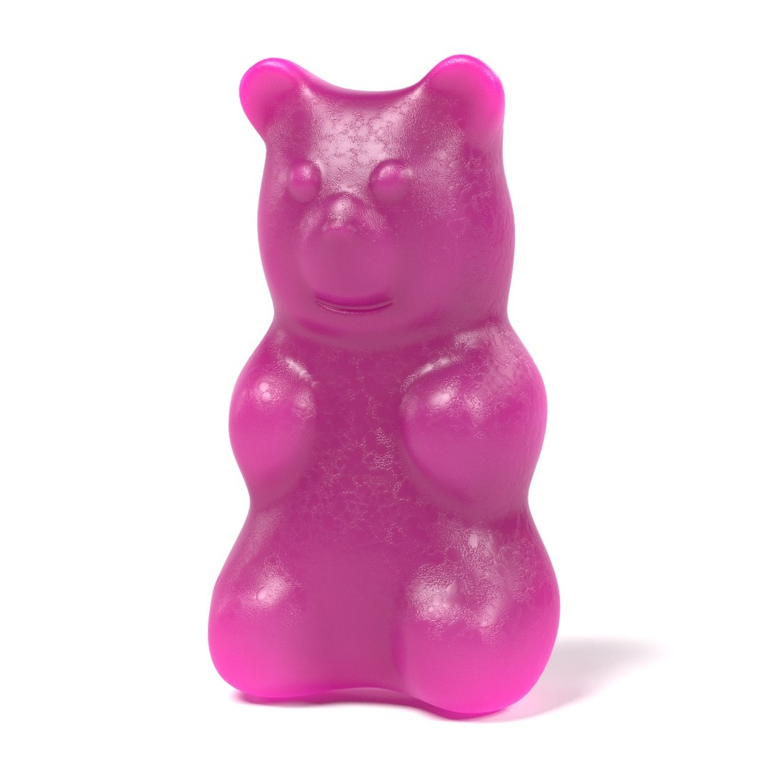 3d Gummy Bear Model