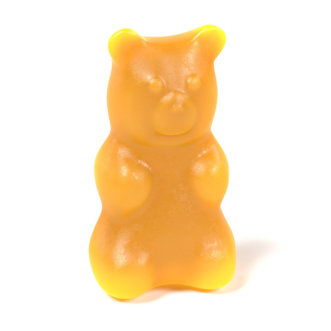 3d Gummy Bear Model