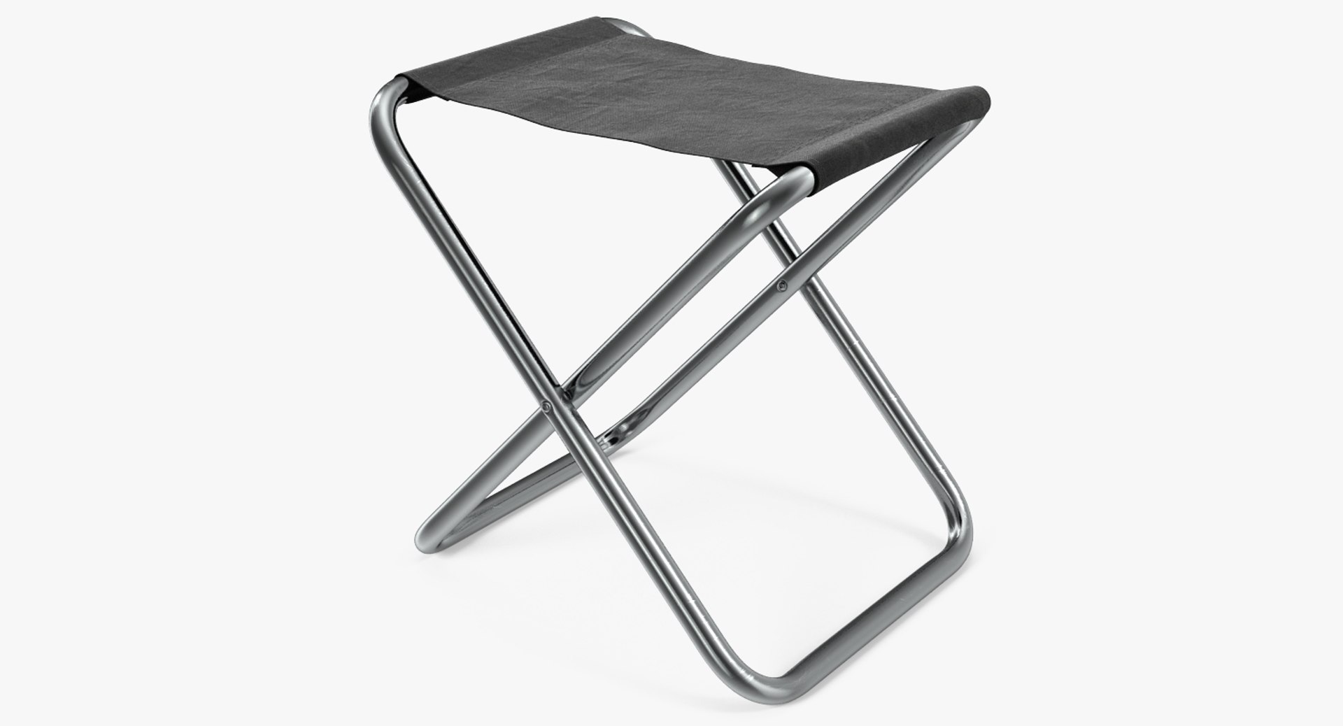 Small Fishing Folding Chair 3D model preview