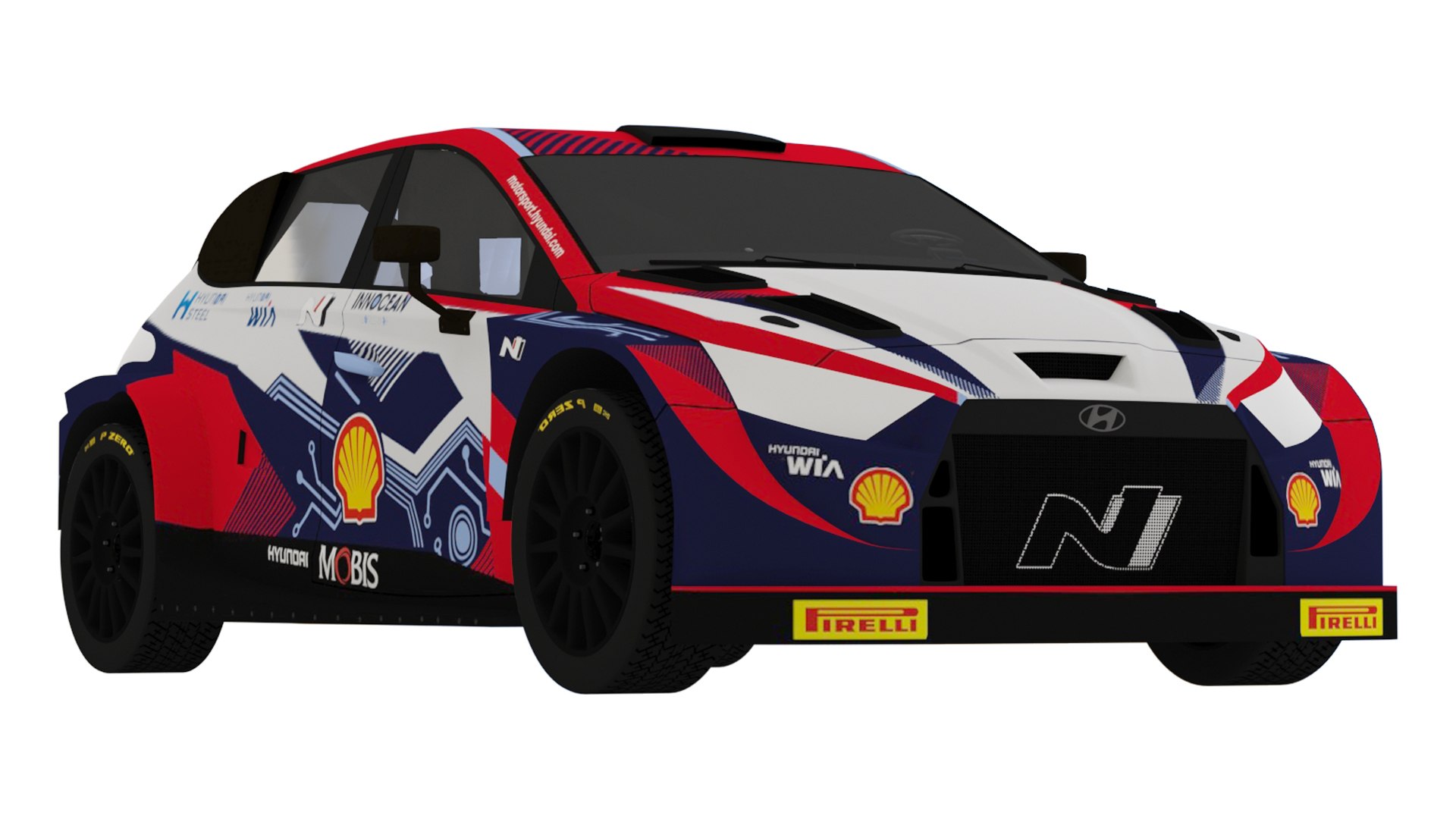 3D Model Hybrid Rally Car - TurboSquid 1920254