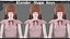 Roupas casuais 0021 - Rig - Unreal - Unity - Blender - Animado - Personagem feminina realista