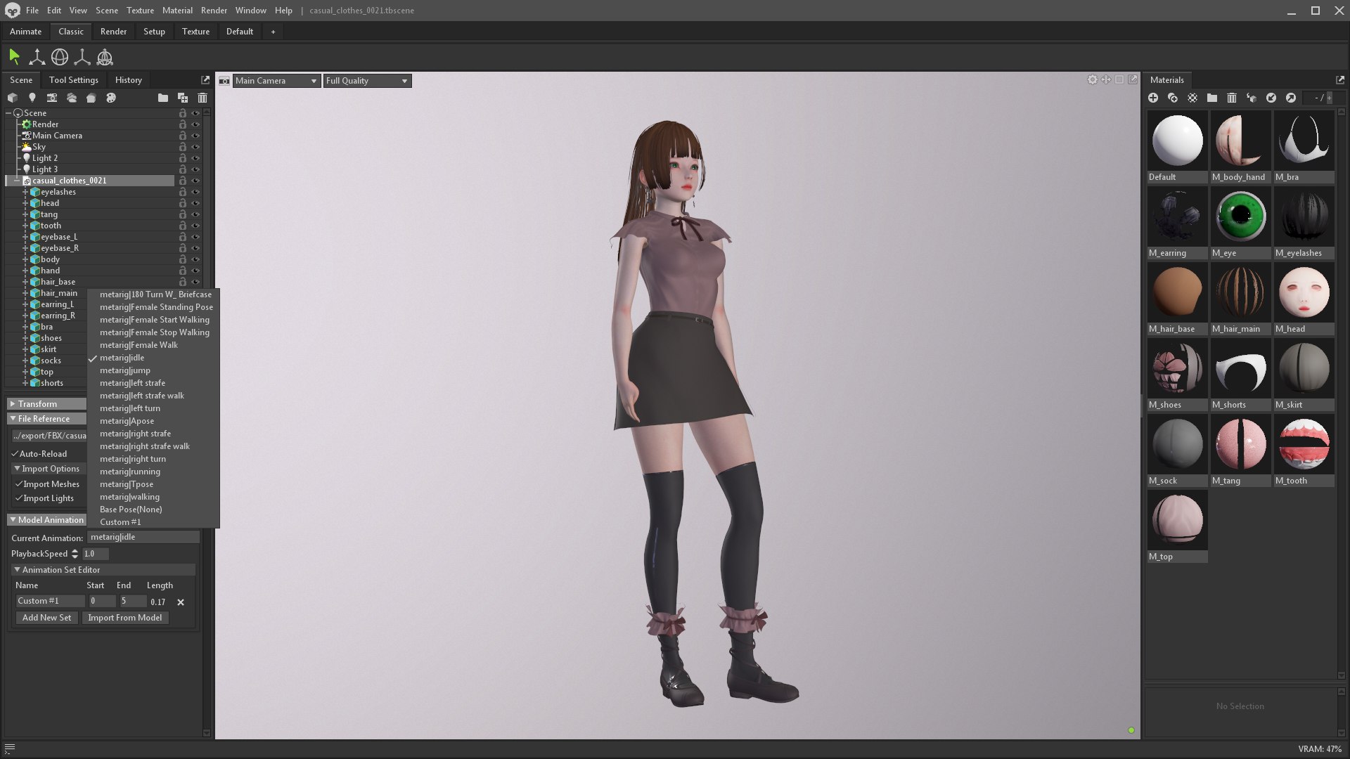 Casual clothes 0021 - Rig - Unreal - Unity - Blender - Animated - Realistic Female Character model https://p.turbosquid.com/ts-thumb/Ql/JeU0Lv/Pr/9/png/1749133796/1920x1080/fit_q87/93e04949bd9cba848133b57446d310b58b31c0c5/9.jpg