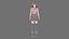 Roupas casuais 0021 - Rig - Unreal - Unity - Blender - Animado - Personagem feminina realista