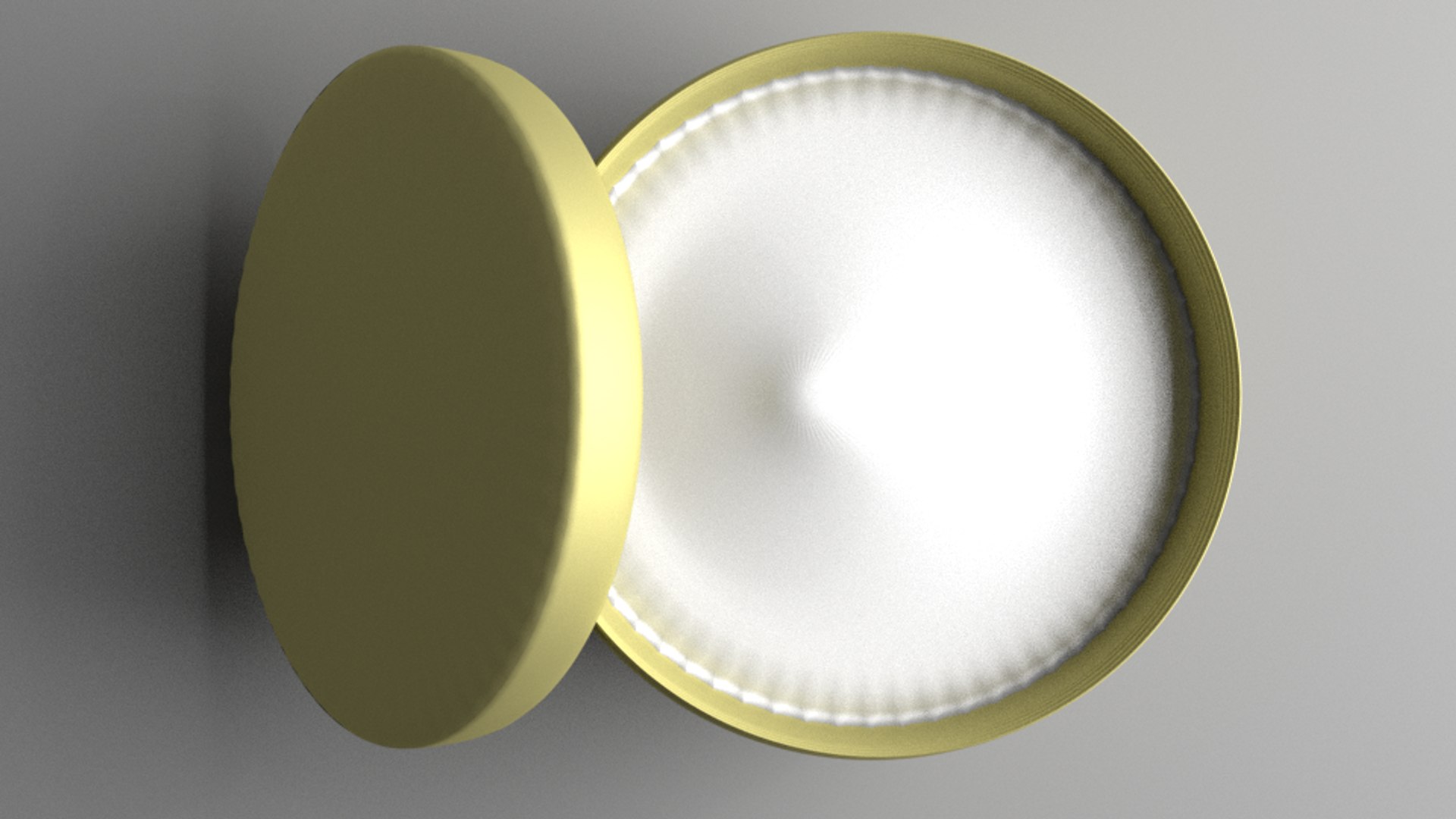 Cream Container 2 Model - TurboSquid 1543499