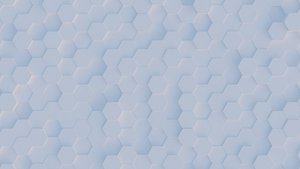 Hexagon grid seamless loop animation 1 3D model
