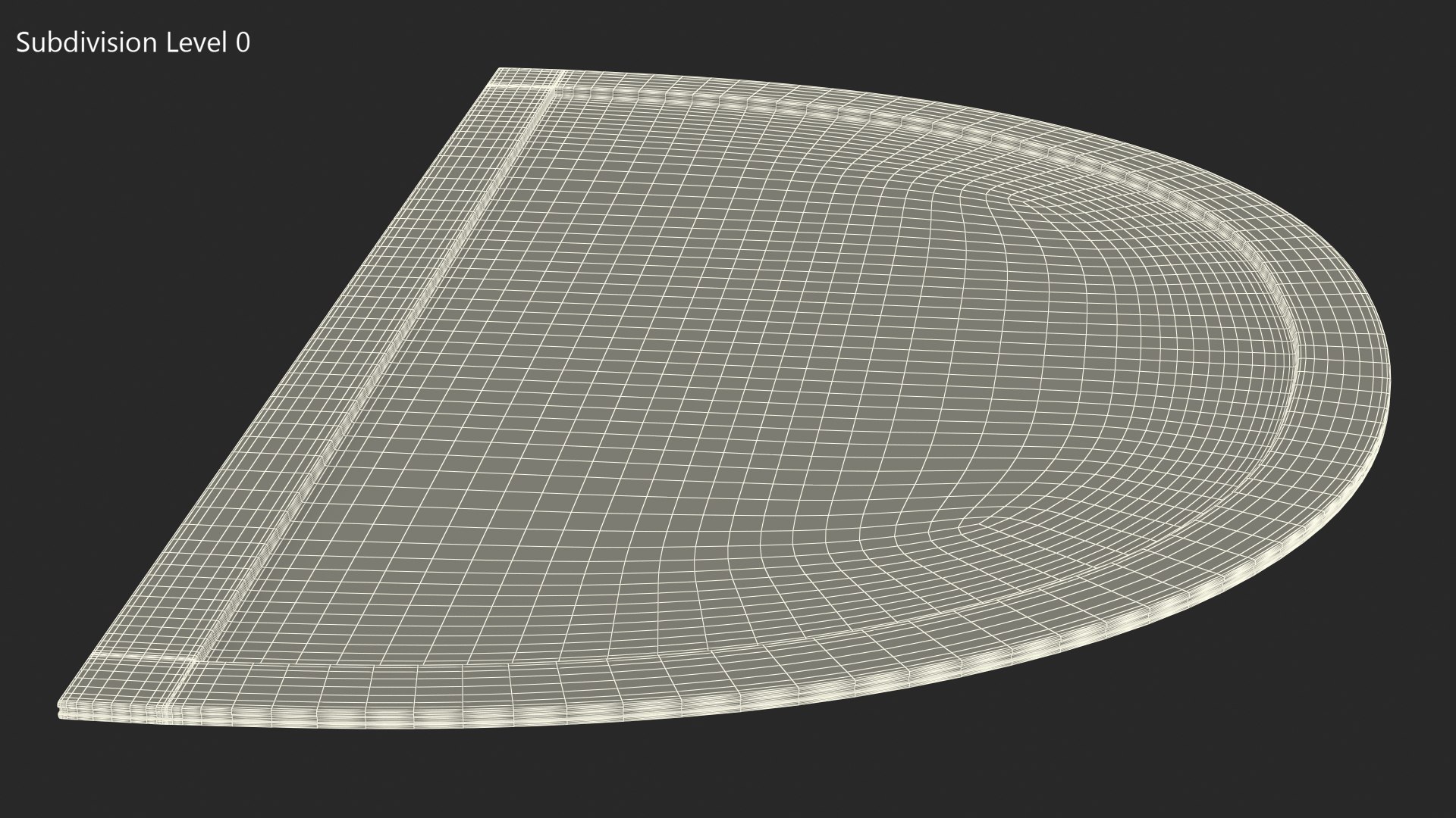 3D Brown Arched Door Mat Fur - TurboSquid 2135045