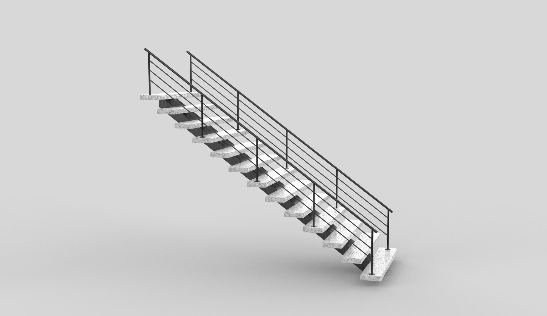 Staircase 3D Model 3D Model - TurboSquid 2545557