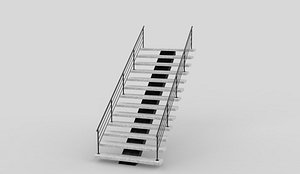 Staircase 3D model 3D model