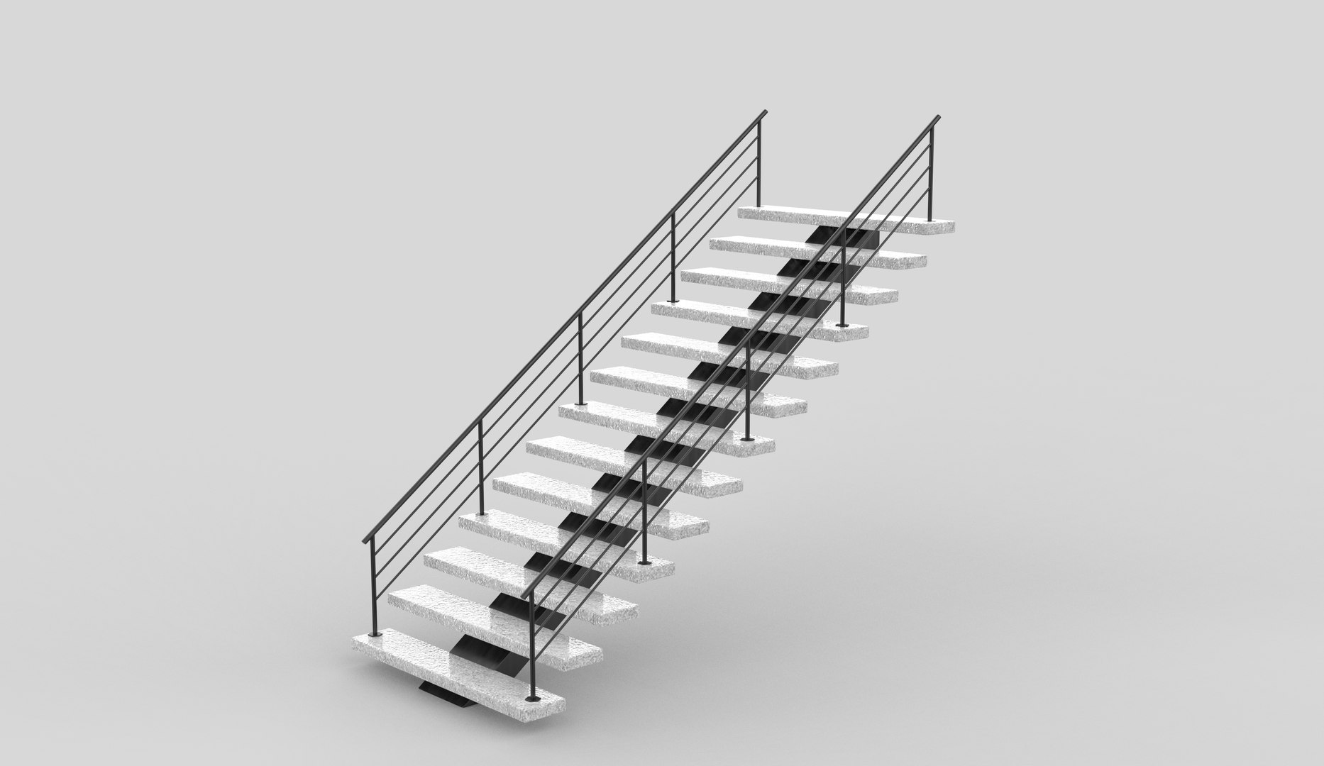 Staircase 3D Model 3D Model - TurboSquid 2545557