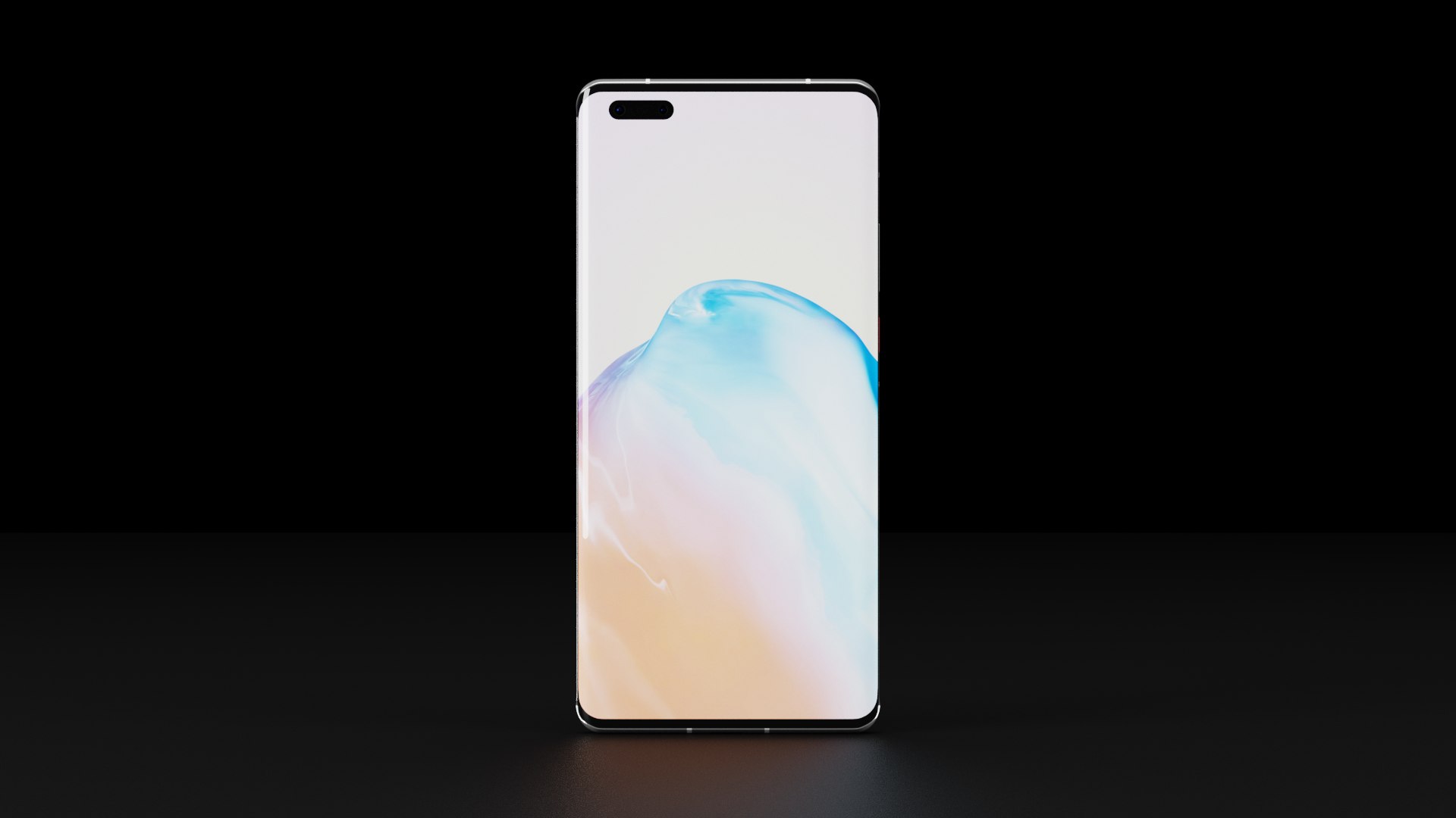 Protection écran Verre Trempé 3D Incurvé Pour Huawei Mate 40 Pro - Noir, Compatible Coque
