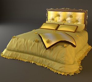 3d bed headboard padded