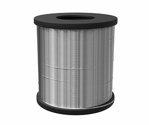 3D Solder Spool of Silver Wire PBR model