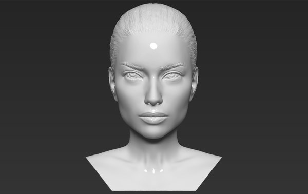 adriana lima bust ready 3D model