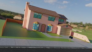 Simpsons House 3D model