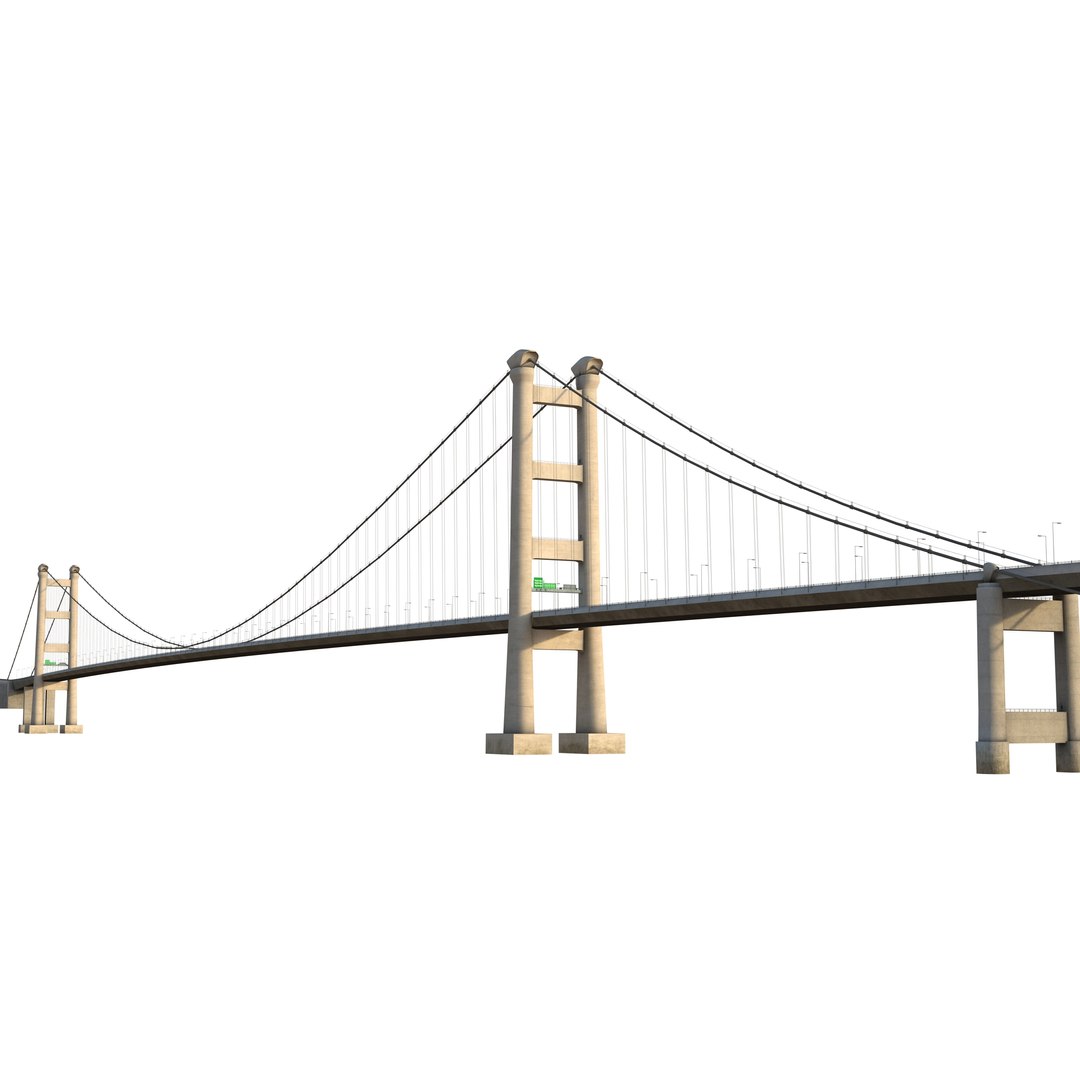 Tsing Ma Bridge 3D Model 3D model preview
