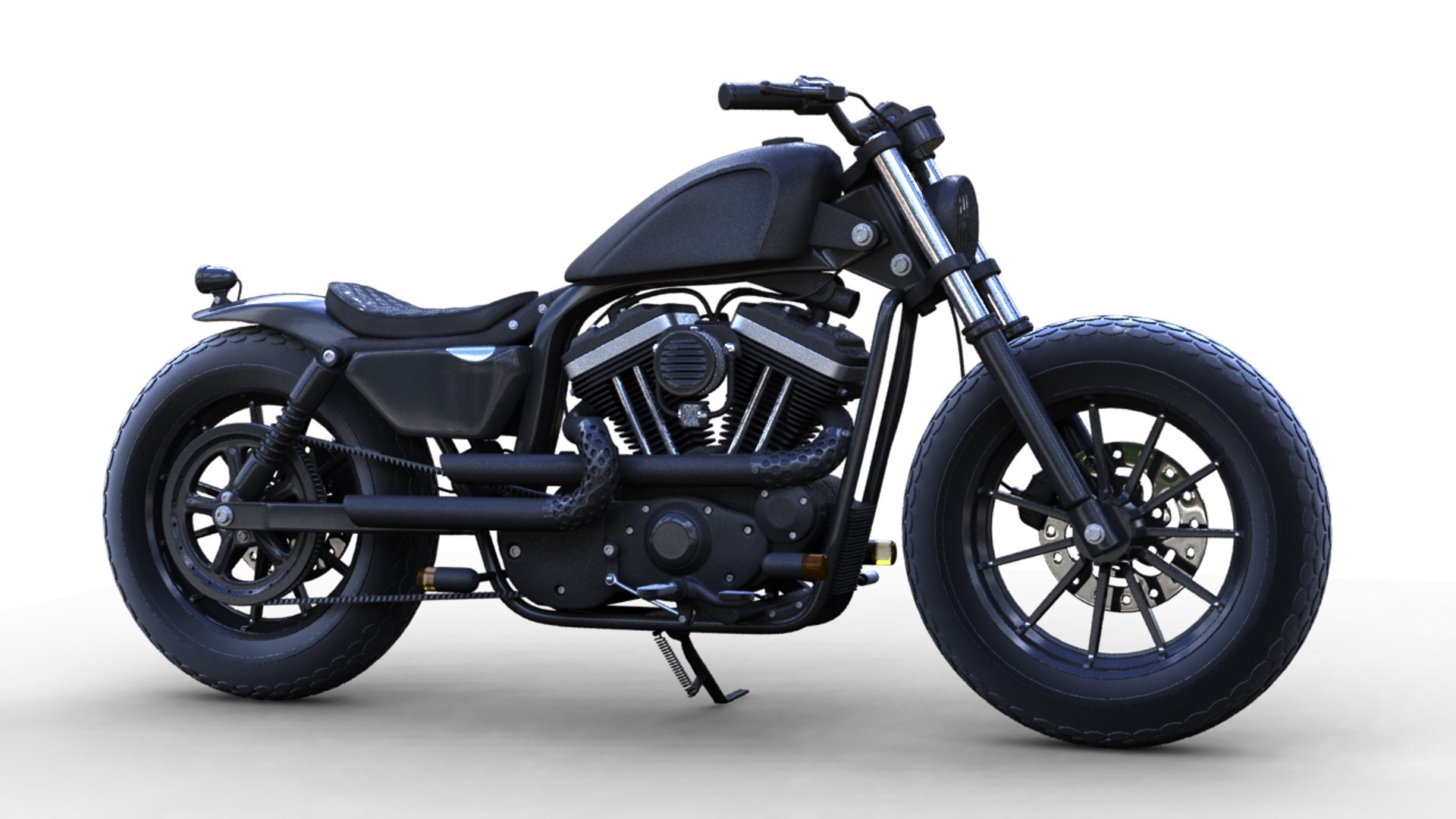 3d custom harley davidson sportser