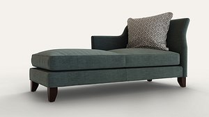 Baker Furniture SENSEI CHAISE LOUNGE LAURA KIRAR No. 6110CS
