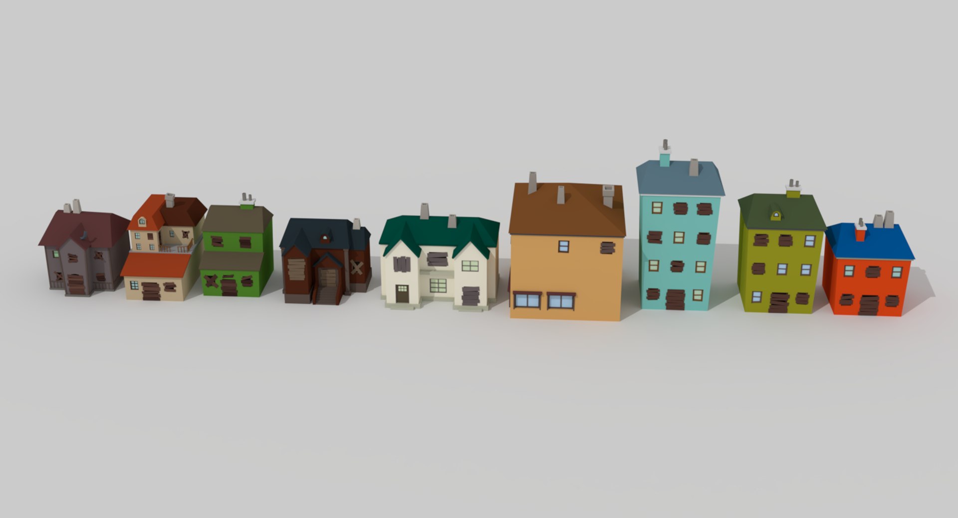 Street Pack Model - TurboSquid 1650434