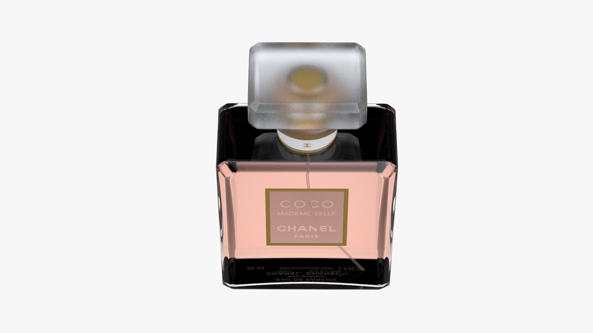 3D Chanel Coco Mademoiselle Perfume With Box - TurboSquid 1875856