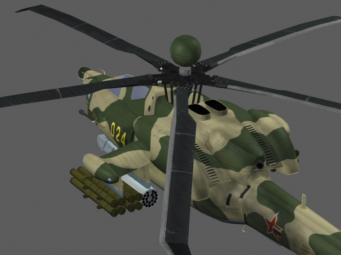 3d Mi-28n Havoc Vs Apache Helicopter