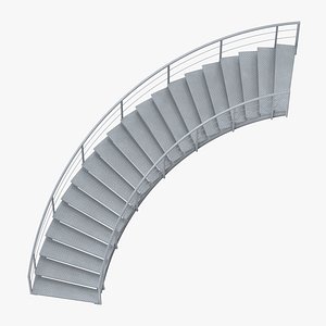 Industrial Staircase Curved