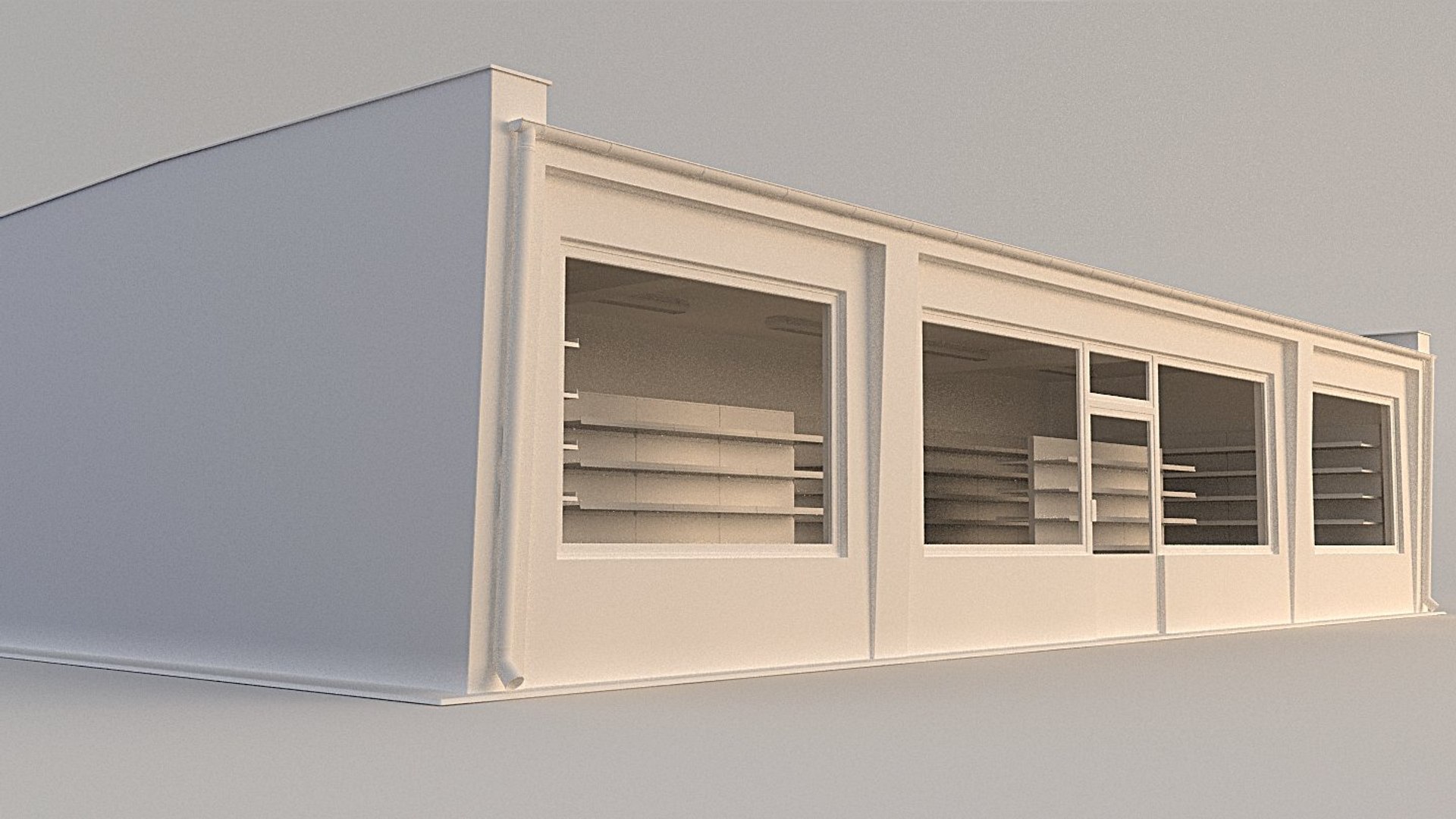 3D Model Building Store - TurboSquid 1524548