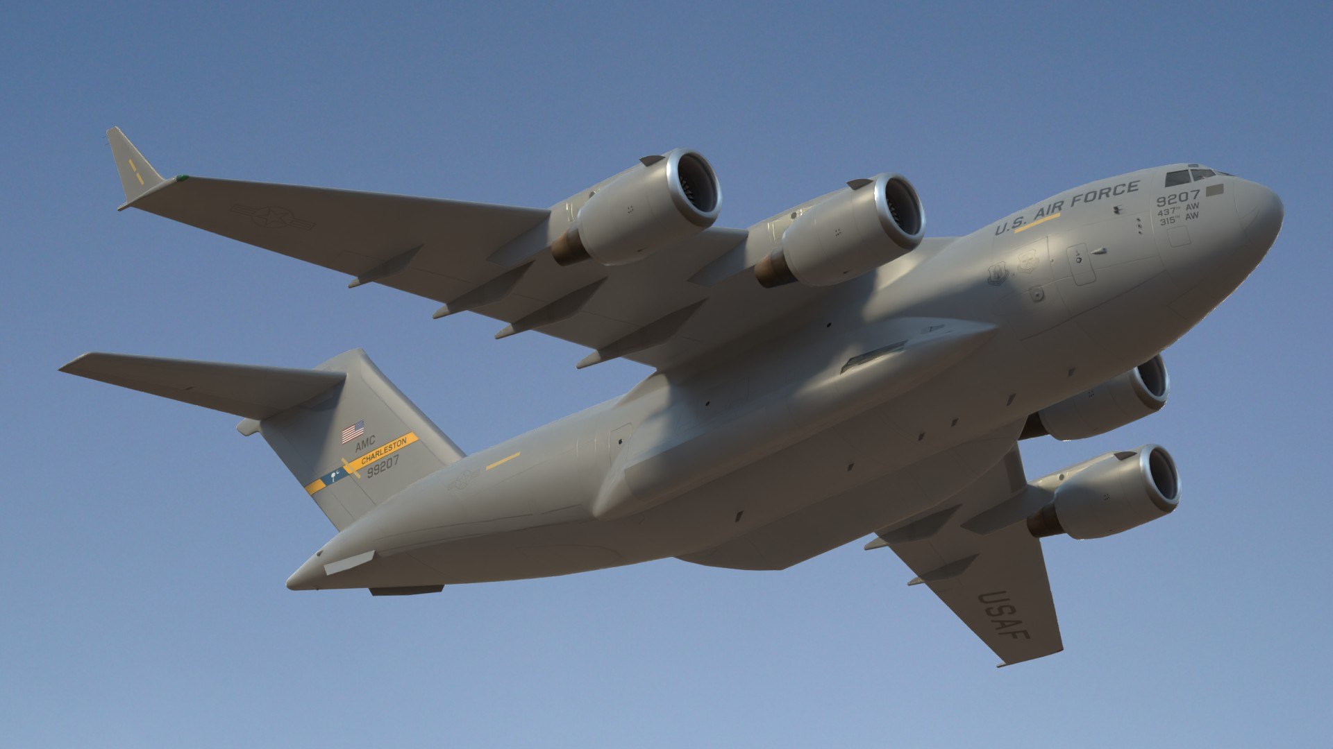USAF Boeing C17 SC 3D model https://p.turbosquid.com/ts-thumb/Qm/4HsSdi/aE/c17scpr18/jpg/1724848290/1920x1080/fit_q87/9a3f04bbca46b28dd20c912798fc630ef9c20e73/c17scpr18.jpg