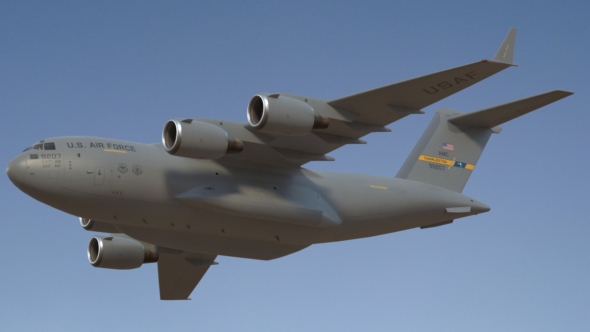 USAF Boeing C17 SC 3D model https://p.turbosquid.com/ts-thumb/Qm/4HsSdi/jJ/c17scpr16/jpg/1724848289/1920x1080/fit_q87/fdffab21ac8e1e2f2fba417552a0cba8ea9203d8/c17scpr16.jpg