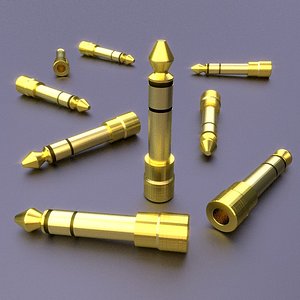 3d inch stereo jack