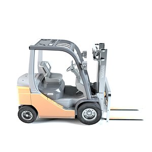 3d forklift toyota model