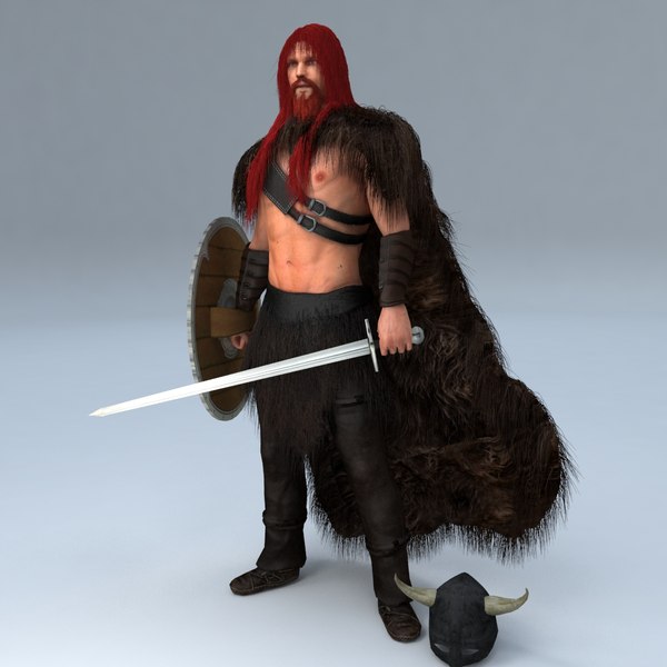 Modello 3D Erik The Red Rigged - TurboSquid 1500660