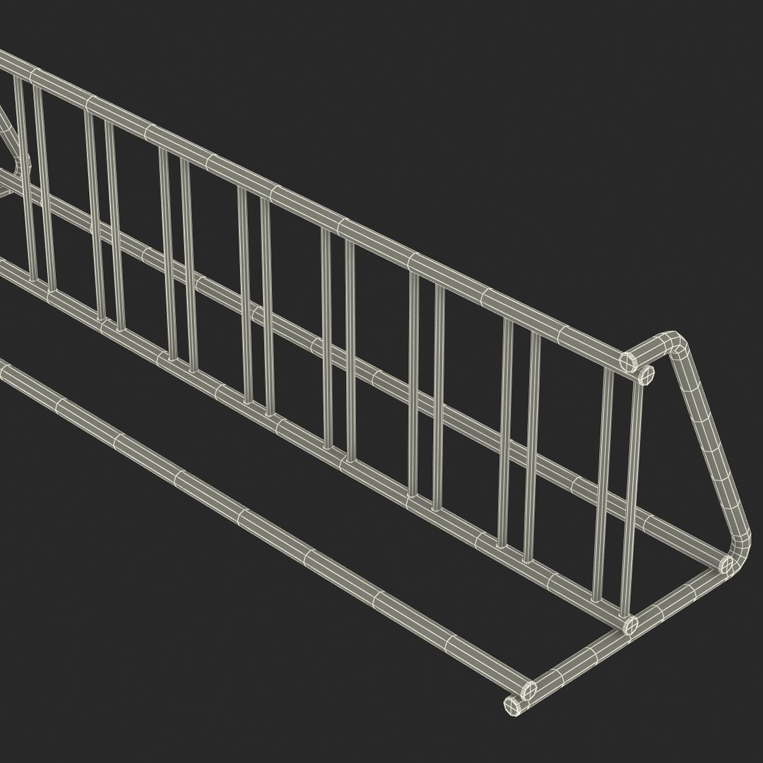 bike rack 3d model