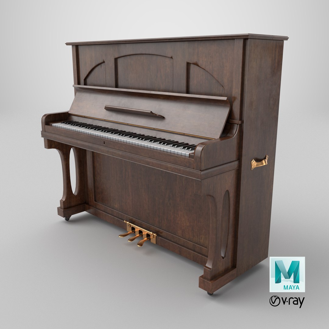 3D Dark Wood Upright Piano model https://p.turbosquid.com/ts-thumb/Qm/A40L8Y/0t/stemcell_maya_vray_render/png/1739921906/1920x1080/fit_q87/4d3f1d43db37a1f49f4ab5d9a3397a8d9286c198/stemcell_maya_vray_render.jpg