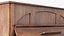 Pianoforte verticale in legno scuro