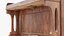 Pianoforte verticale in legno scuro