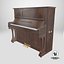 Pianoforte verticale in legno scuro