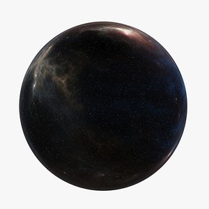 HDRI Panoramic Sky - 360 space nebula n3459 3D model